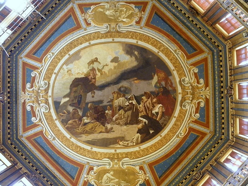 1860-Vittorio Emanuele Bressanin - E - Episodio della peste - Chiesa della Beata Vergine del Soccorso, Rovigo